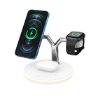Three In One 15w Magnetic Wireless Charger Iphone With Night Light