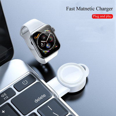 5v 1a Magnetic Wireless Charger Portable Mini Usb Watch For Iwatch 7 6 5